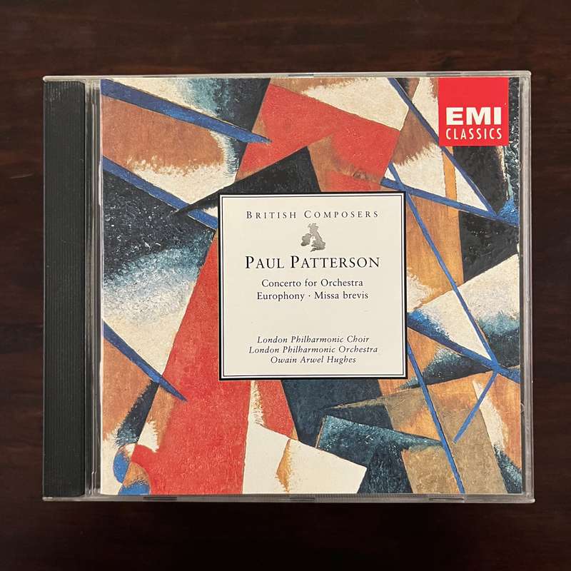 Paul Patterson - Concerto For Orchestra CD EMI Classics