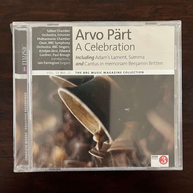 Arvo Part - A Celebration CD BBC New and Sealed