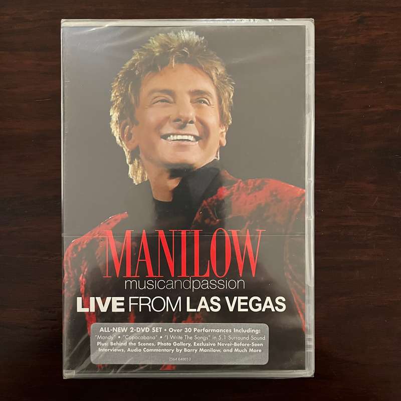 Barry Manilow - Live From Las Vegas DVD Import New and Sealed