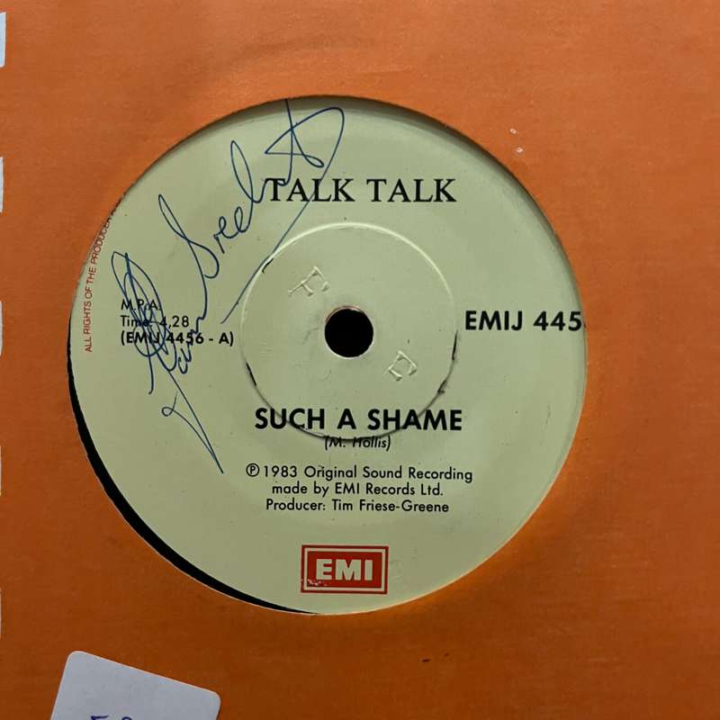 Talk Talk - Such A Shame Vinyl 7 Inch Single South African Press