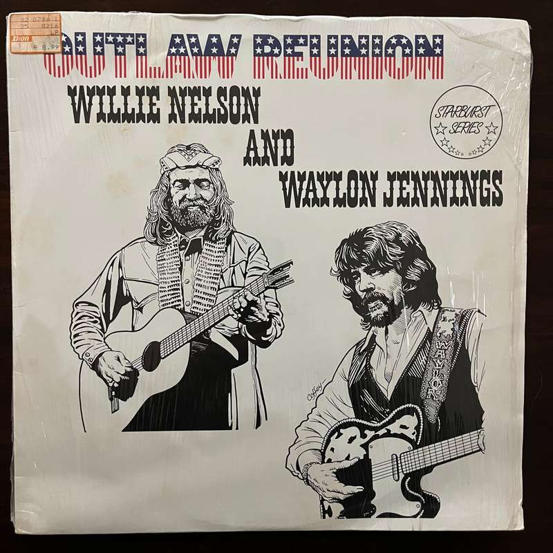 Willie Nelson & Waylon Jennings - Outlaw Reunion Vinyl LP South African Press
