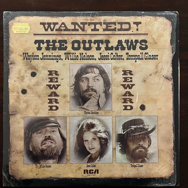 Waylon Jennings, Willie Nelson, Jessi Colter, Tompall Glaser - Wanted! The Outlaws Vinyl LP US Press