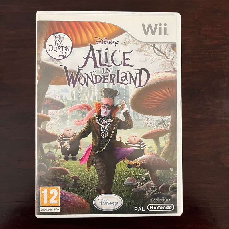Nintendo Wii Alice In Wonderland Import