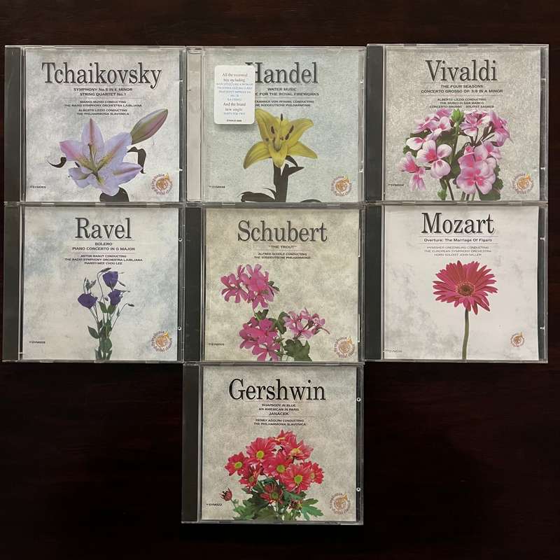 7CD Classical Lot Vivaldi Mozart Ravel Schubert Handel