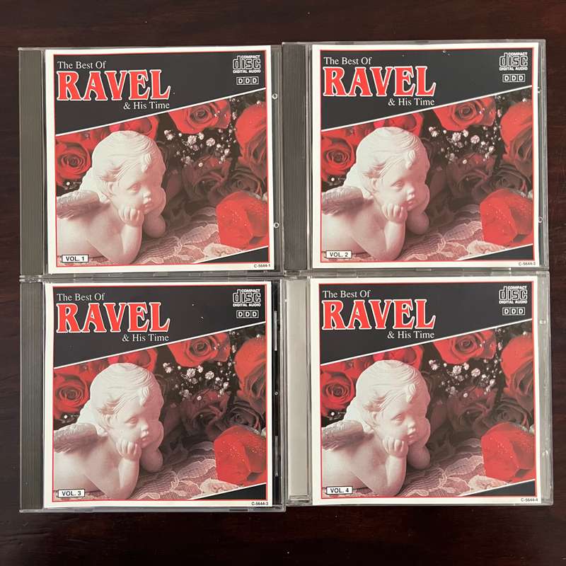 4CD Lot Ravel - The Best of Ravel & His Time Vol. 1-4 CD Import
