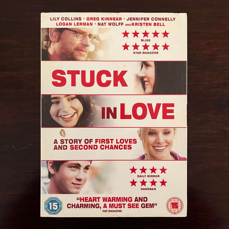 Stuck In Love DVD UK Press Lily Collins Kristen Bell