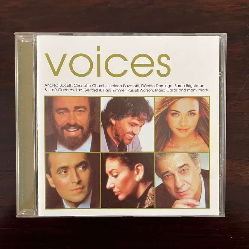 Voices CD Freddie Mercury Pavarotti Sarah Brightman