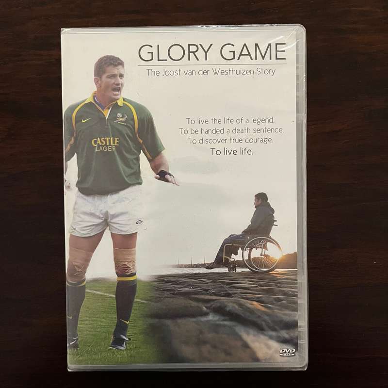 Glory Game - The Joost van der Westhuizen Story DVD New and Sealed
