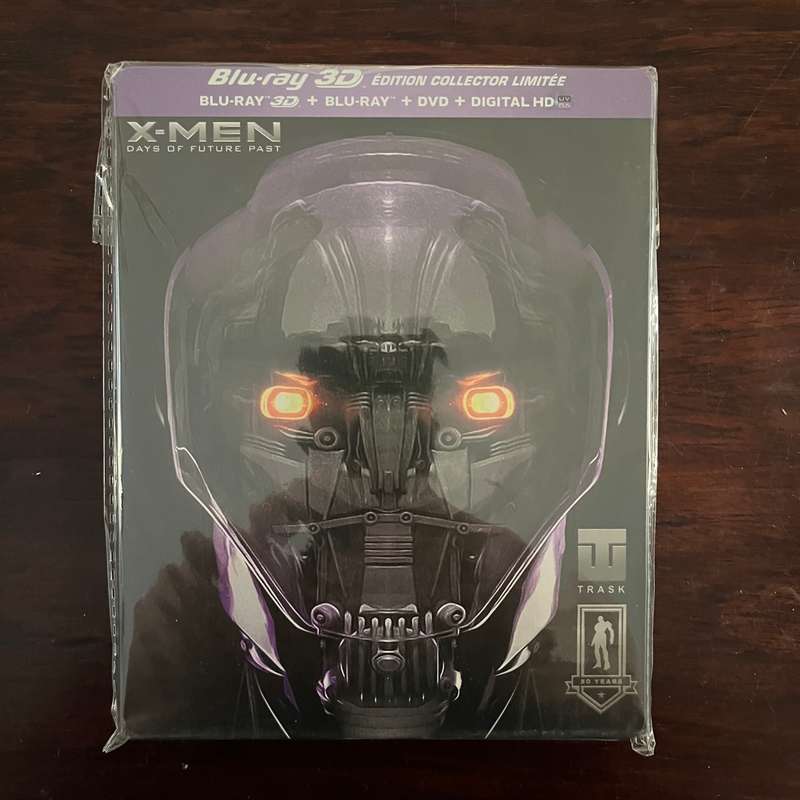 X-Men Days Of Future Past Blu Ray and Blu Ray 3D Rare OOP French Steelbook Three Disc Edition