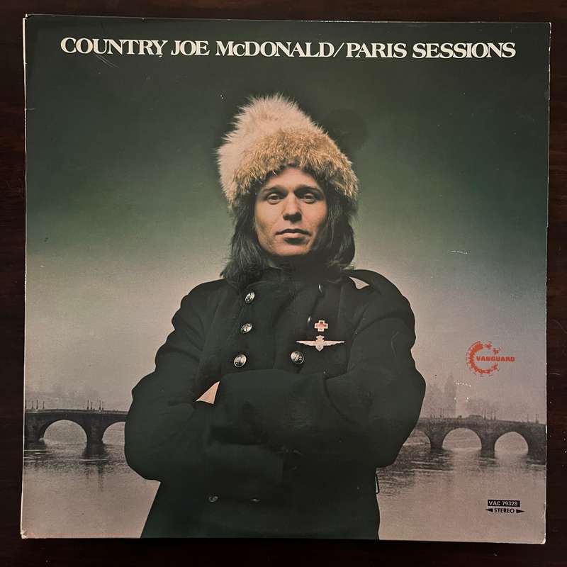 Country Joe McDonald - Paris Sessions Vinyl LP South African Press