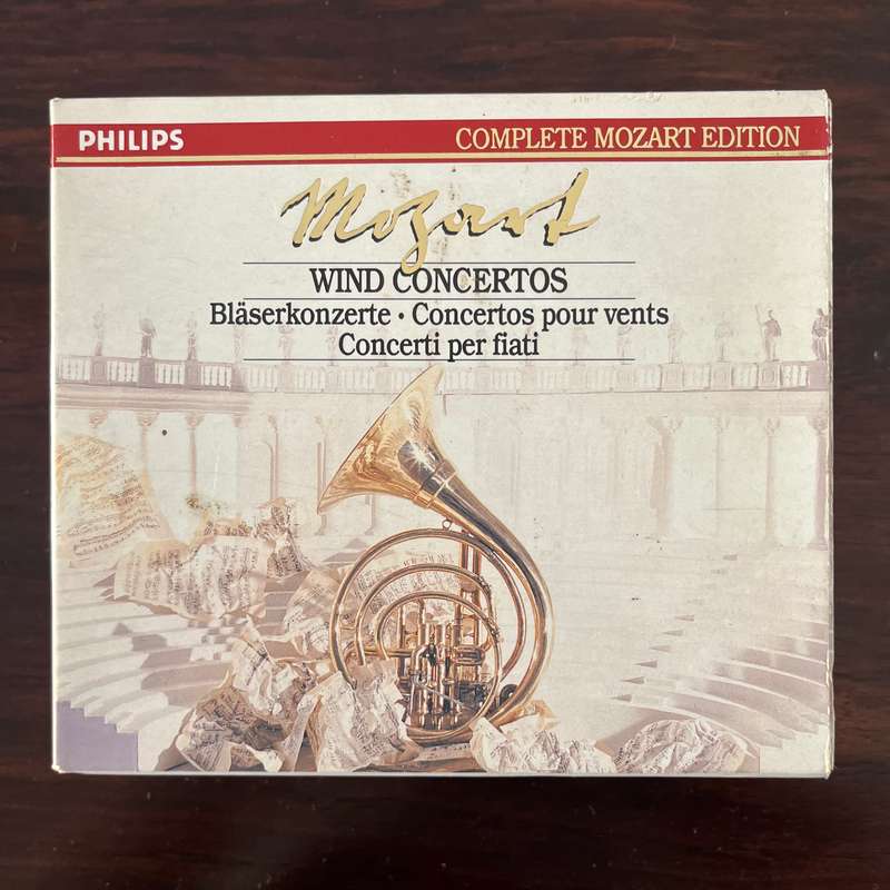 Mozart - Wind Concertos 5CD Boxset Philips Import