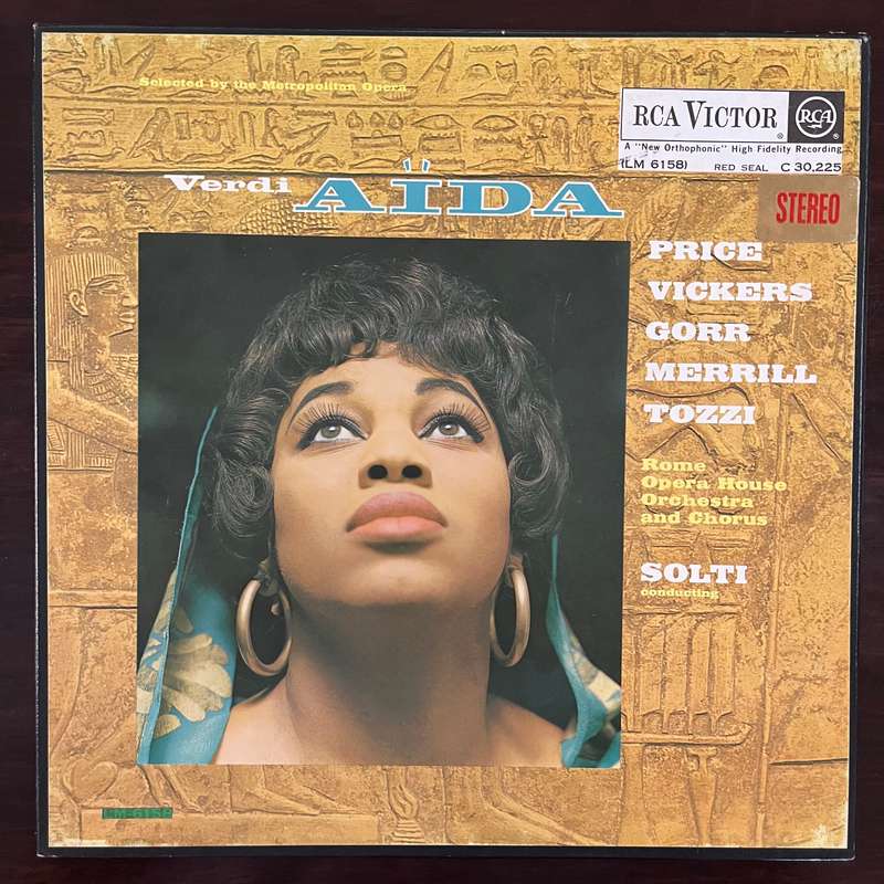 Verdi Aida Rome Opera House Chorus Vinyl 3LP Boxset Import