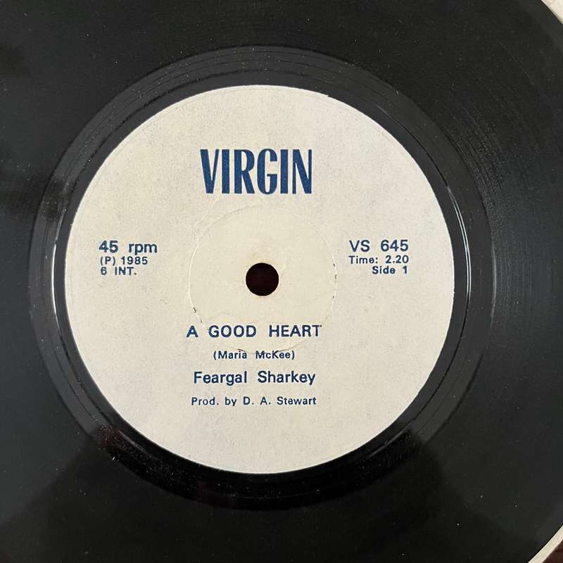 Feargal Sharkey - A Good Heart Vinyl 7 Inch Single Zimbabwe Press