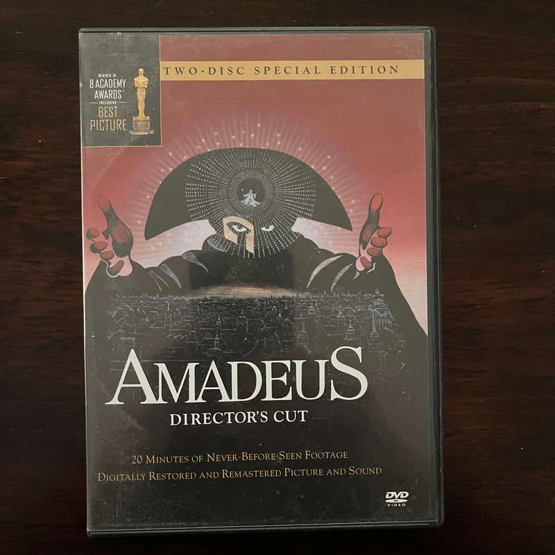 Amadeus Directors Cut Two Disc Special Edition DVD South African Press