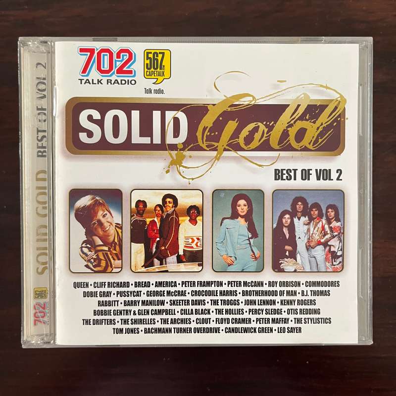 702 Solid Gold Best of Vol 2 2CD Queen Commodores John Lennon Clout
