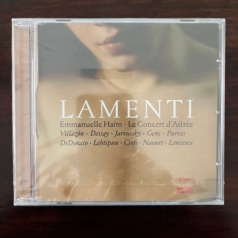 Lamenti - Emmanuelle Haïm, Le Concert D'Astrée CD Virgin New and Sealed