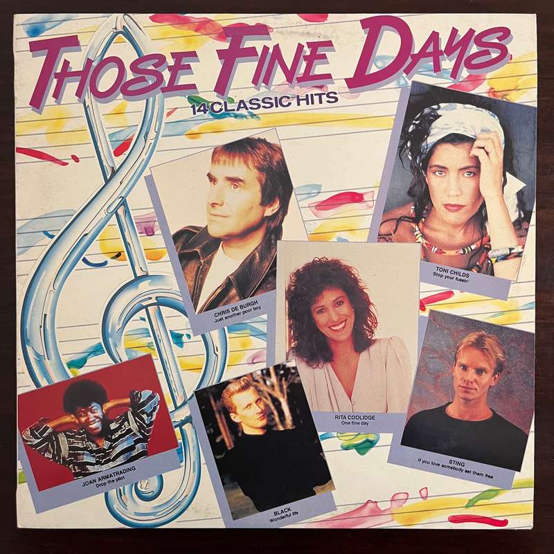 Those Fine Days Vinyl LP Sting Supertramp Bryan Adams The Police