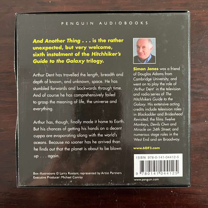 Douglas Adams - And Another Thing... 9CD Audiobook