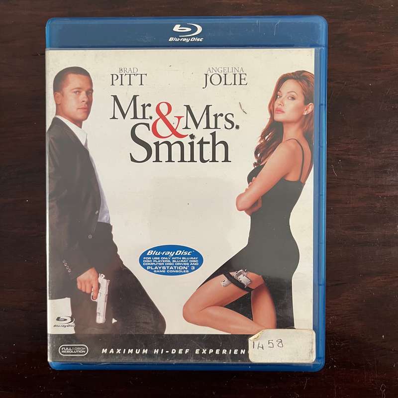 Mr. & Mrs. Smith Blu Ray Brad Pitt Angelina Jolie Import