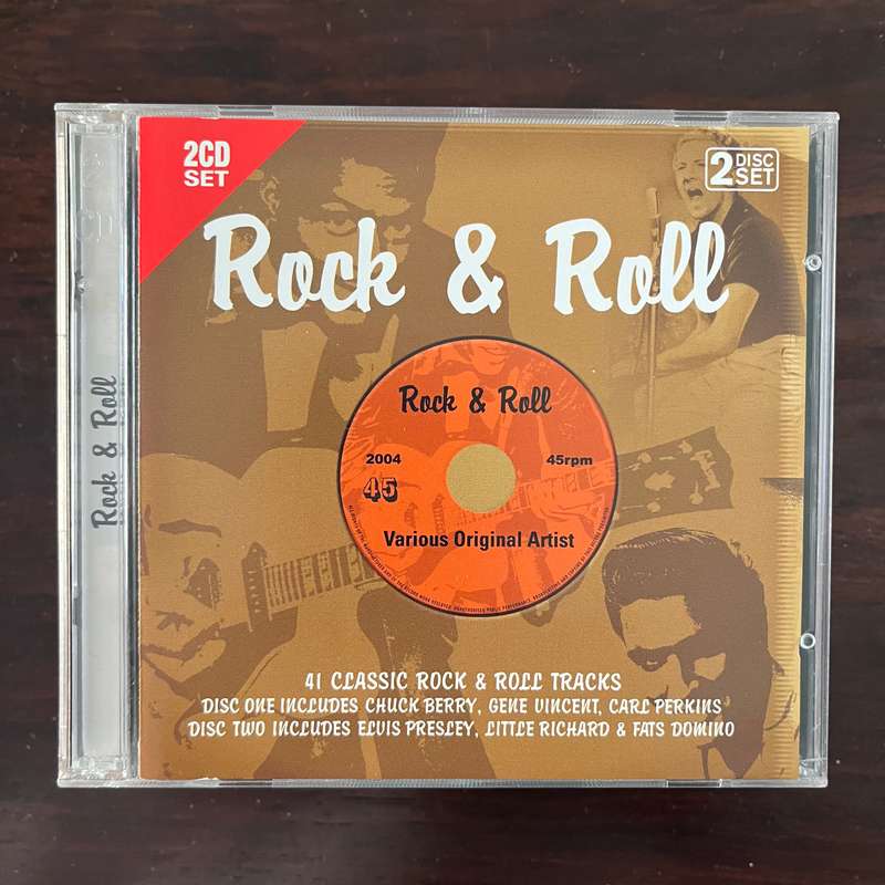 Rock & Roll 2CD Import Four Tops Gene Vincent Jerry Lee Lewis Elvis Presley