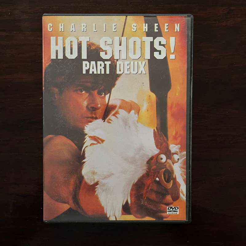 Hot Shots! Part Deux DVD South African Press Charlie Sheen