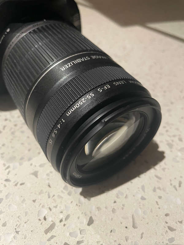Canon EOS 600D DSLR Camera with EF-S 55-250 IS Lens