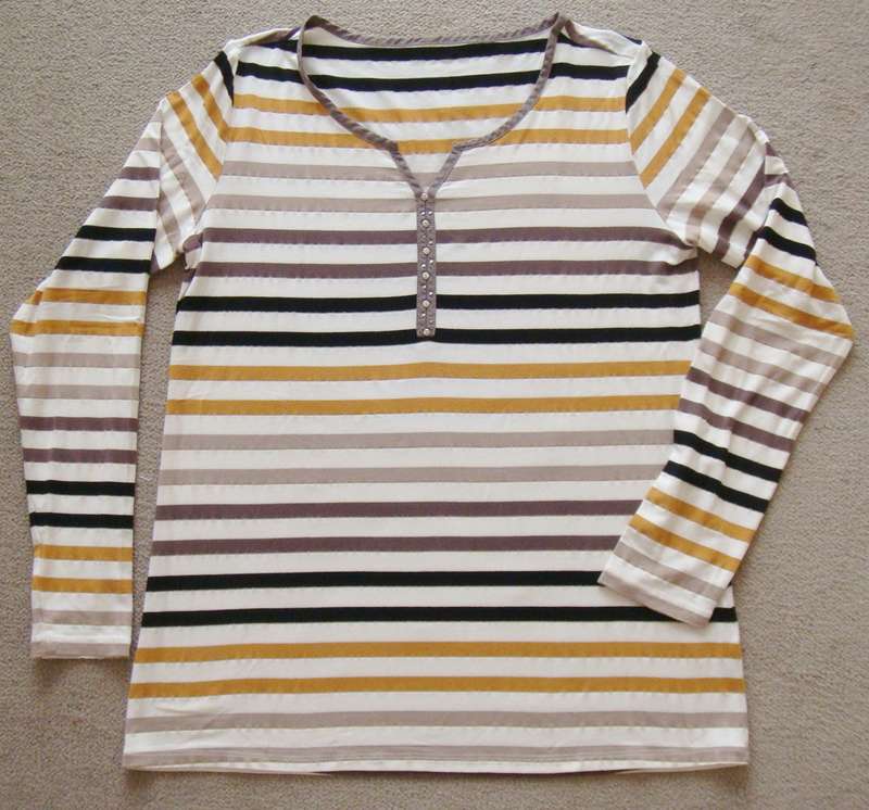 Ladies  Top  -   Size  medium -   Beautiful  beige/mustart/browns - BRAND NEW