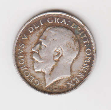 1920 Silver Shilling King George V Coin