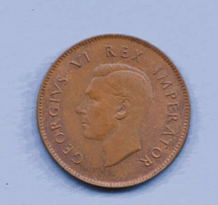 1942 South Africa Union Bronze Farthing. As per scan.