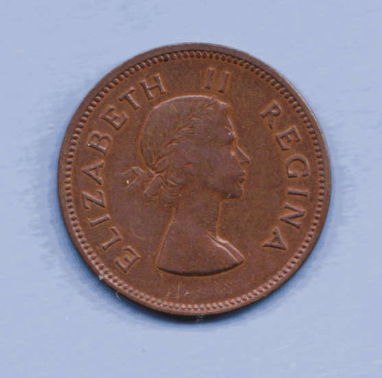 1956 South Africa Union Bronze Half Penny. As per scan.
