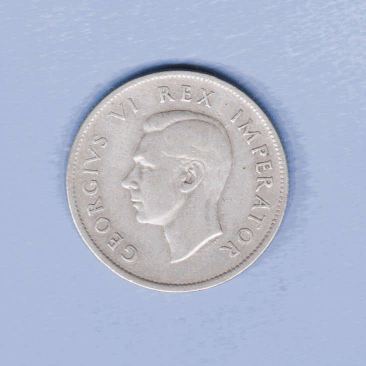 1937 SA Union Silver 2 Shillings