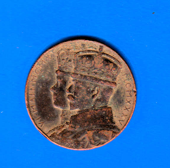 1935 South Africa Jubilee of King George V and Queen Mary Bronze medallion