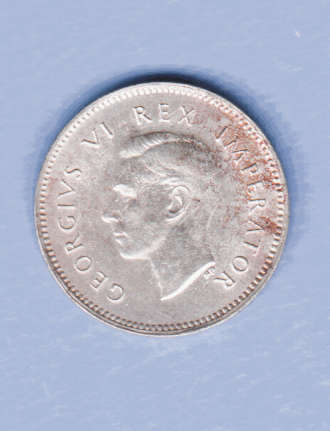 1945 SA Union Silver 3 Pence