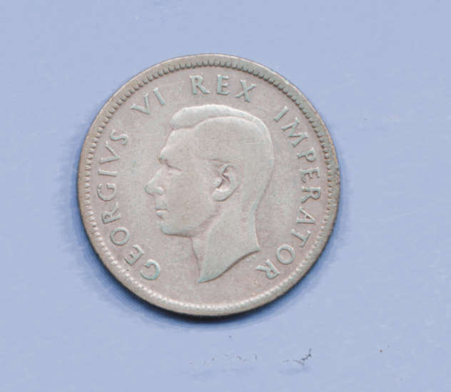 1940 South Africa Union Silver One Shilling. As per scan.