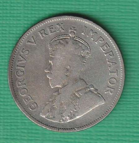1924 South Africa Silver Two and a Half Shilling. As per scan.