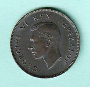 1942 South Africa Union Bronze Farthing. As per scan.
