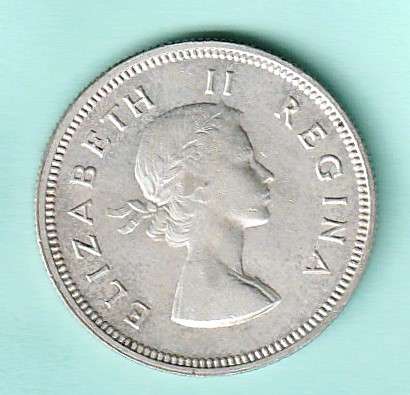 1945 South Africa Union Silver Two Shilling. As per scan.