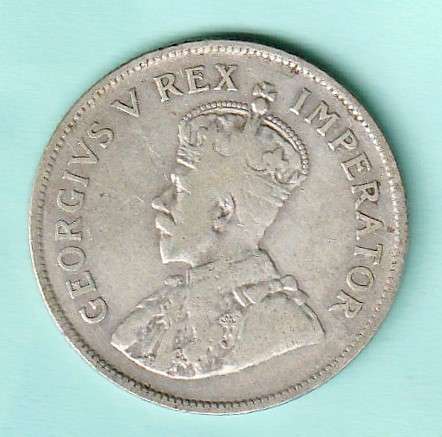1925 South Africa Union Silver Two and a Half Shilling. As per scan.