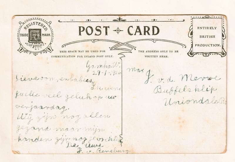1916 Anxious Momenst photo postcard. Used