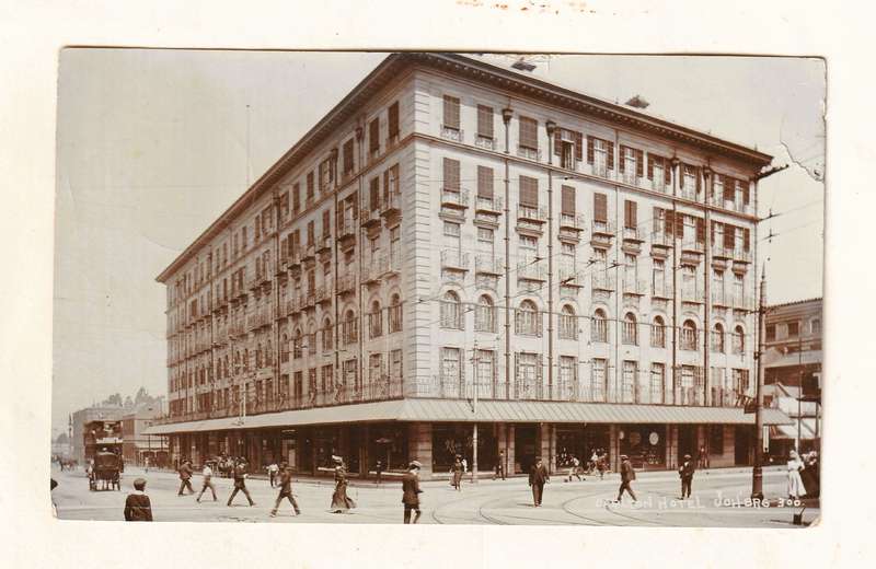 Carlton Hotel Johannesburg Photo Post Card. Used, Posted to Strand