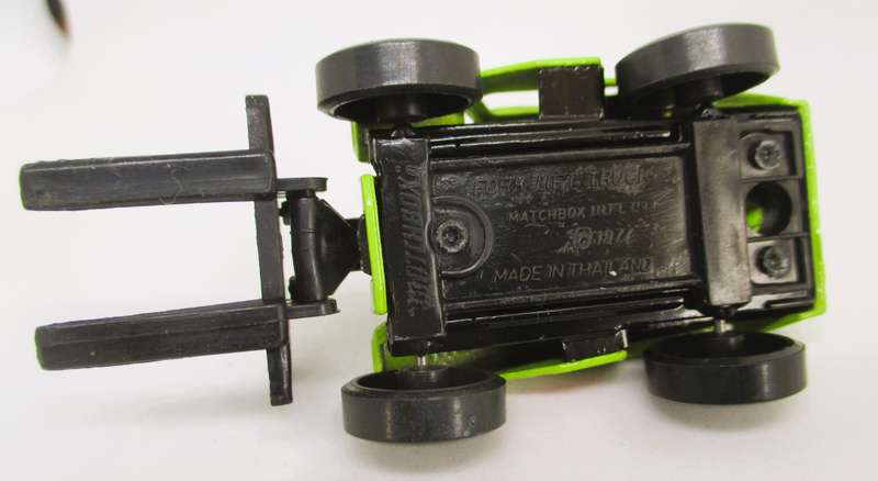 Matchbox Fork Lift Truck Green 1977 1,64 Scale
