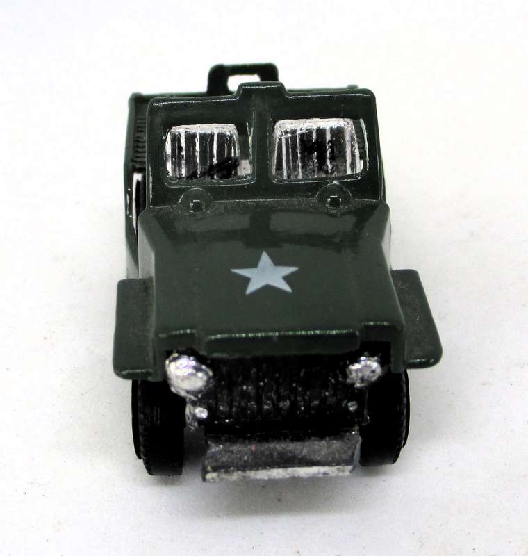 Diecast #S8634 U.S. Army Jeep 1:64 Scale