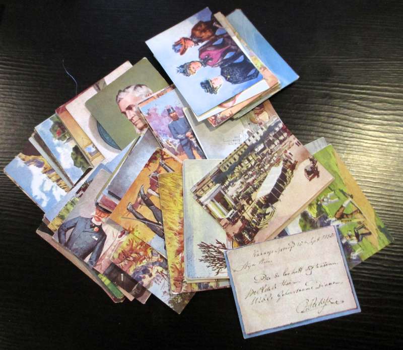 Lot of 98 Vintage Our South Africa Past and Present Cigarette cards.