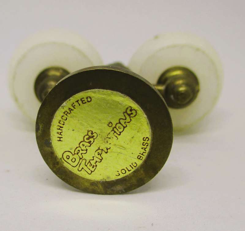 Vintage Brass Temptations Handcrafted Solid Brass Printer Tray ornaments.