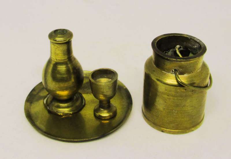 Vintage Brass Temptations Handcrafted Solid Brass Printer Tray ornaments.