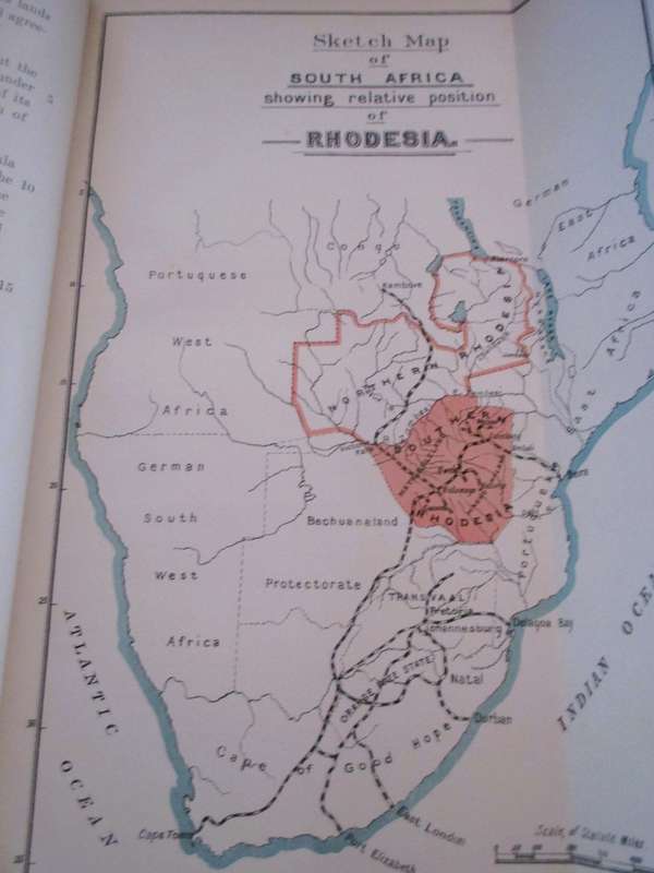 Antique Law Records in bind. 1914. Souther Rhodesia, BSAC v The Natives. Pleadings and Orders App B