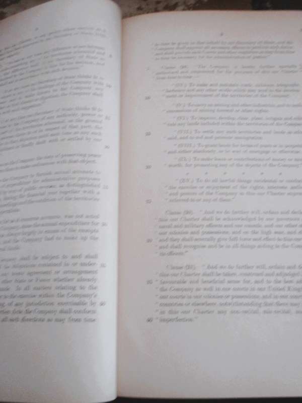 Antique Law Records in bind. 1914. Souther Rhodesia, BSAC v The Natives. Pleadings and Orders App B