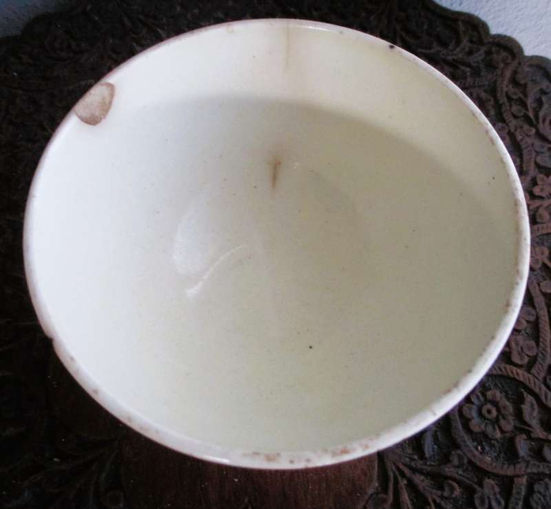 VINTAGE HAND PAINTED VOORTREKKER EEUFEES COMMEMORATIVE BOWL , chiped. cart filler