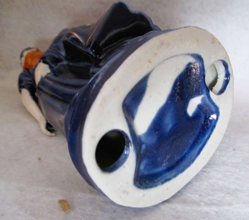 SALE R25 -Victorian Couple, Porcelain. No Markings 165mm high.