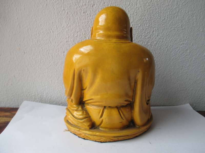 Large Heavy Laughing Buddha. 1370g 150mm x 130mm.
